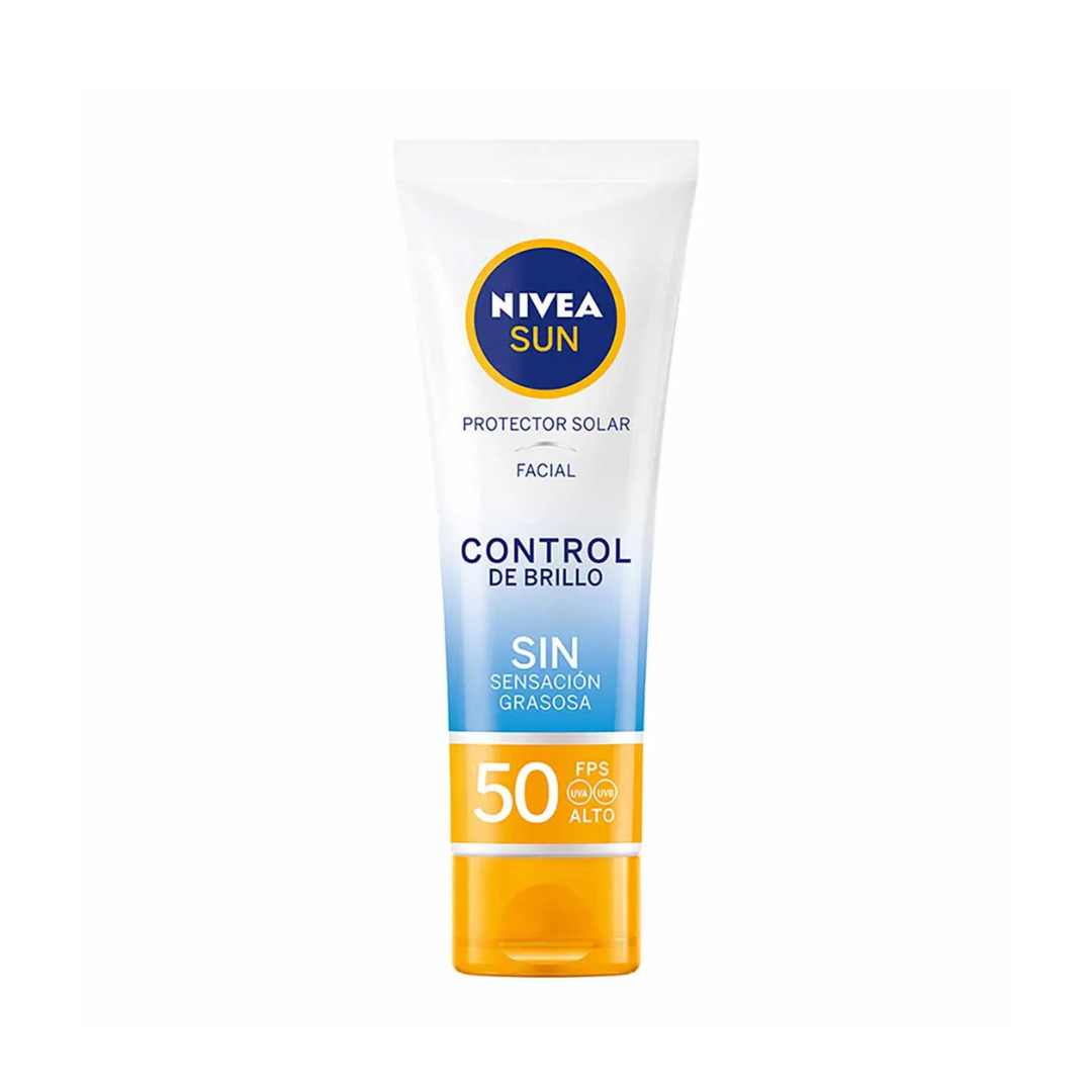NIVEA SUN FACIAL CONTROL DE BRILLO FPS50+ C/50 ML PROTECTOR SOLAR