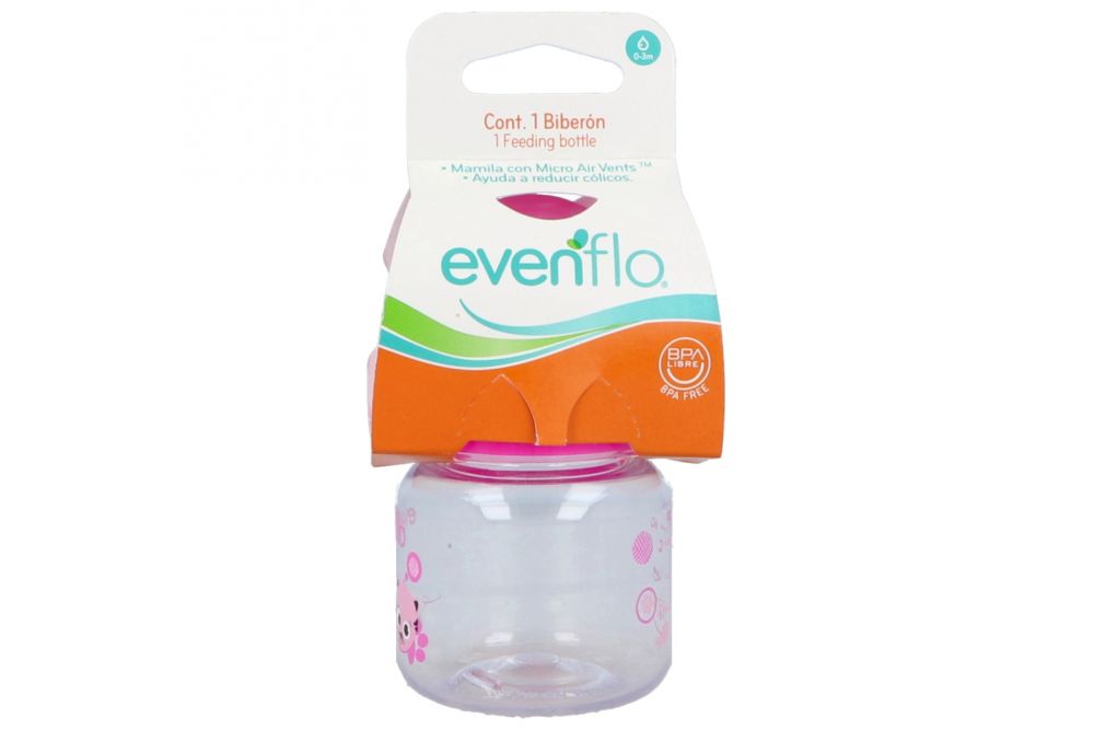 EVENFLO ZOO FLUJO LENTO 0-3 MESES 2 OZ BIBERON