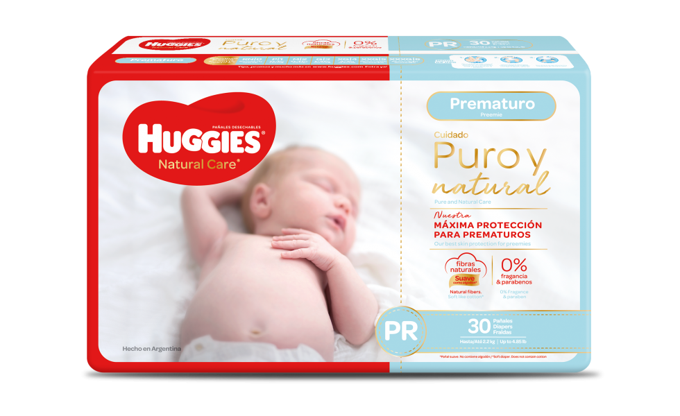 HUGGIES SUPREME PREMATURO C/30 PANALES