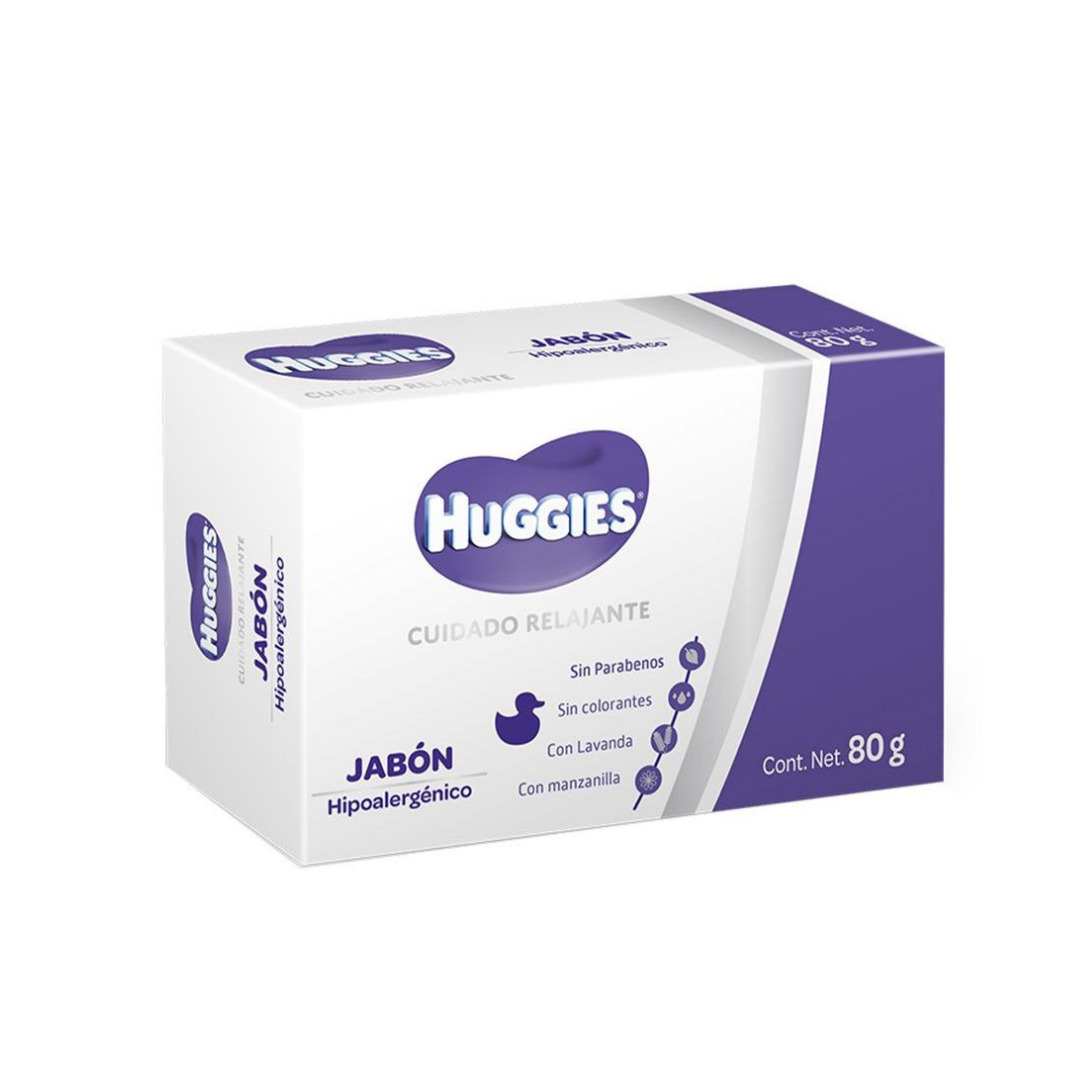 HUGGIES RELAJANTE 80 GR JABON