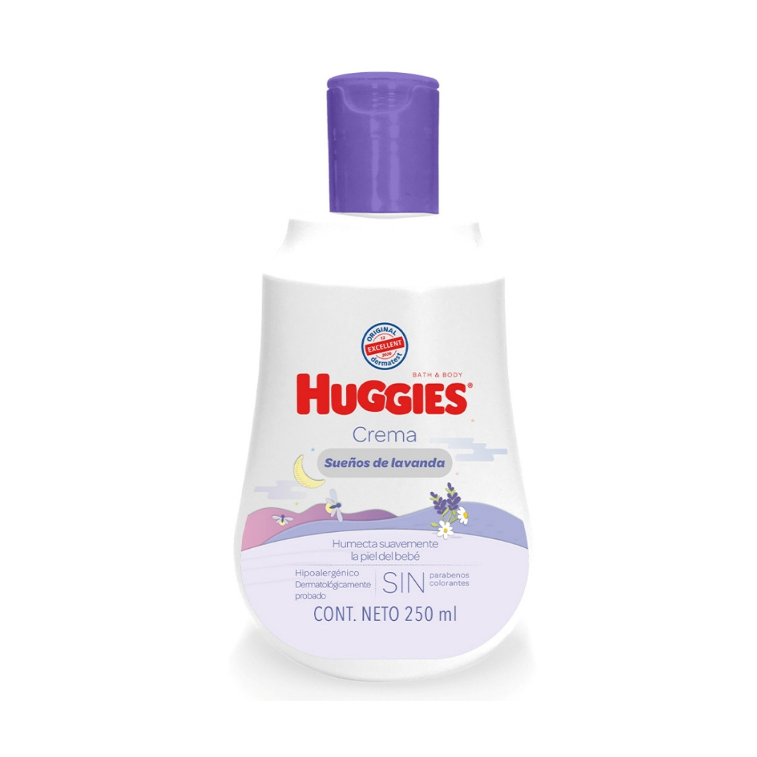 HUGGIES RELAJANTE MANZANILLA-LAVANDA 250 ML CREMA CORPORAL