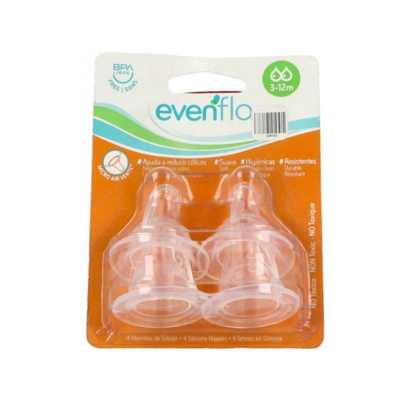 MAMILA EVENFLO SIL ANAT 3 + 1GTIS