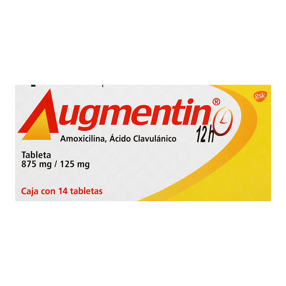 AUGMENTIN-12H 875MG/125 MG TABLETAS C/14