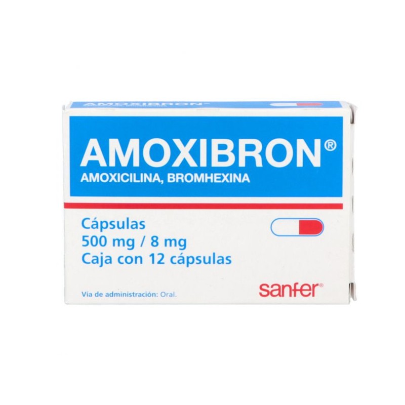 AMOXIBRON 500MG CAPS C/12