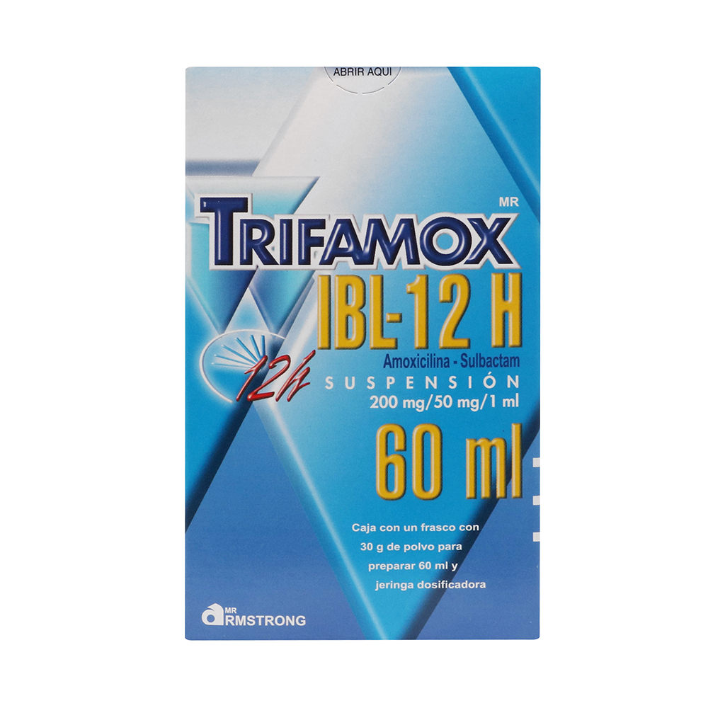 TRIFAMOX-IBL-12H SUSP 60ML + JGA DOSIF
