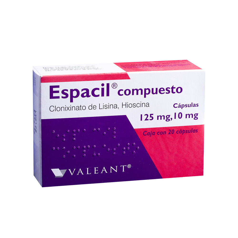 ESPACIL COMP 10MG/125MG CAPS C/20