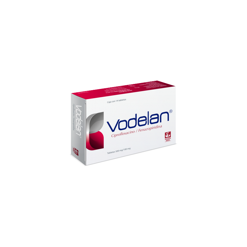 VODELAN 500MG/100MG TABLETAS C/14