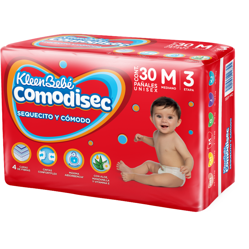 KLEENBEBE COMODISEC MEDIANO E3 C/30 PANALES