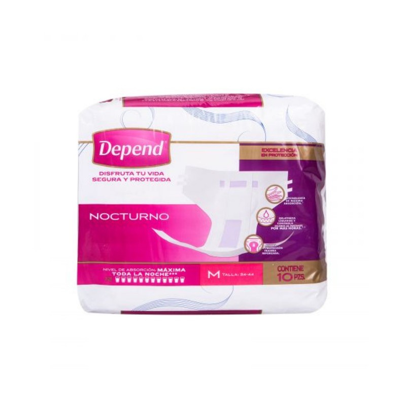 DEPEND NOCT AD ULTRA DELG MED C/10