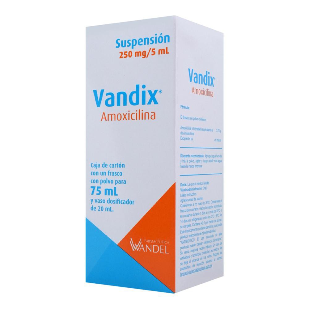 AMOXICILINA 500 MG C/75 ML SUSPENSION (VANDIX) (S 000932)