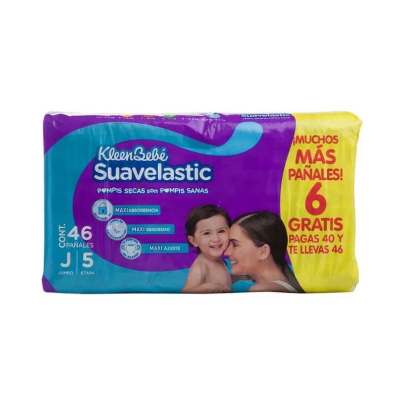 SUAVELASTIC MAXI ETAPA 6 EXTRA JUMBO C/40+6 PANALES