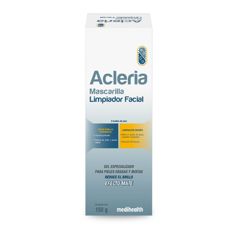 ACLERIA LIMPIADOR FACIAL EFECTO MATE 150 G MASCARILLA GEL