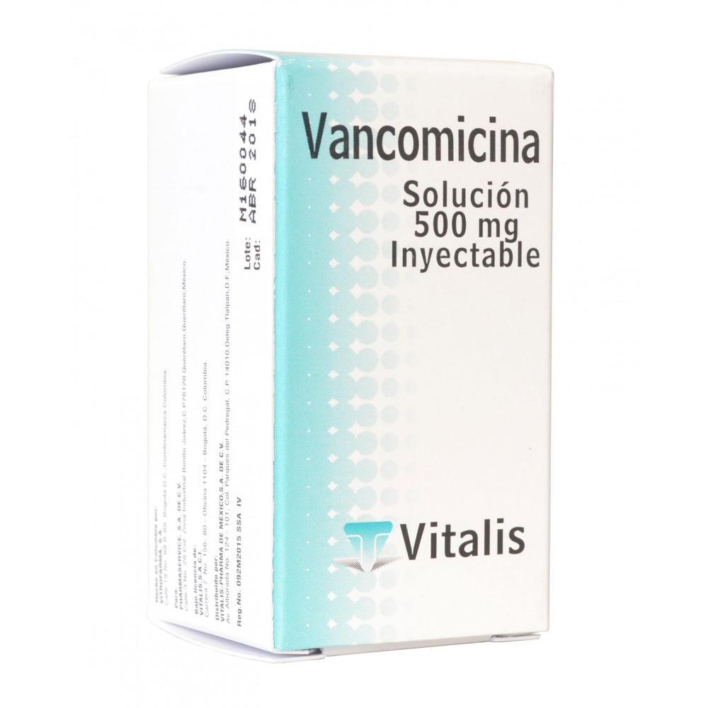 VANCOMICINA 500 MG C/1 AMPOLLETA SOLUCION INYECTABLE (S 069155)
